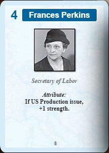 Frances Perkins game card -- in-game screen capture